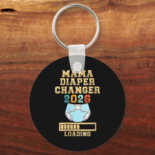 Porte-clés Womens Mama Diaper Changer 2026 New Baby Loading F (Recto)