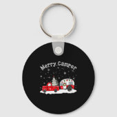 Porte-clés Womens Merry Camper Christmas Santa Claus Camng Re (Recto)