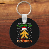 Porte-clés Womens My Students Are Smart Cookies Christmas Gin (Recto)