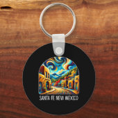 Porte-clés Womens Santa Fe New Mexico - Expressionism Art - V (Recto)