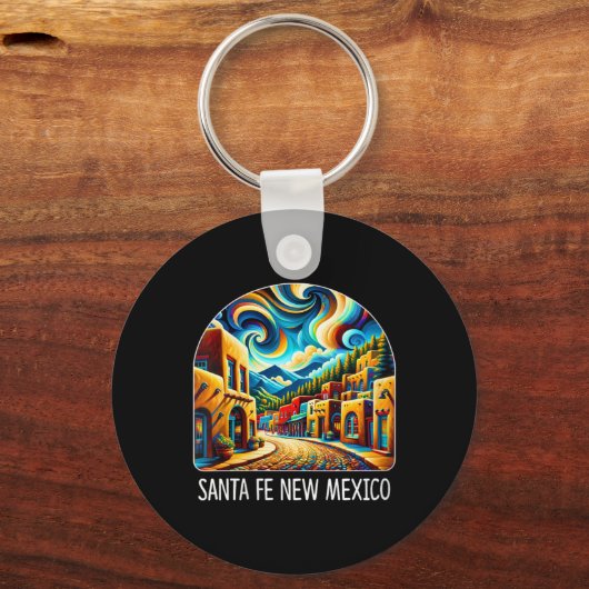 Porte-clés Womens Santa Fe New Mexico - Expressionism Art - V (Recto)