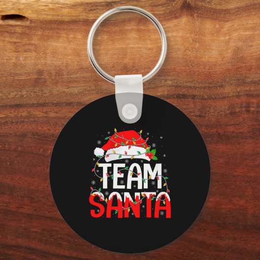 Porte-clés Womens Team Santa Christmas Pajamas Matching Famil (Recto)