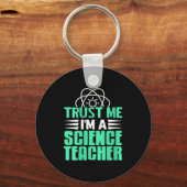 Porte-clés Womens Trust Me I’m Science Teacher With Stem Supe (Recto)