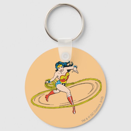 Porte-clés Wonder Woman entouré de Lasso (Recto)
