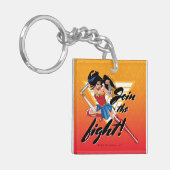 Porte-clés Wonder Woman With Sword - Rejoignez Le Combat (Devant gauche)