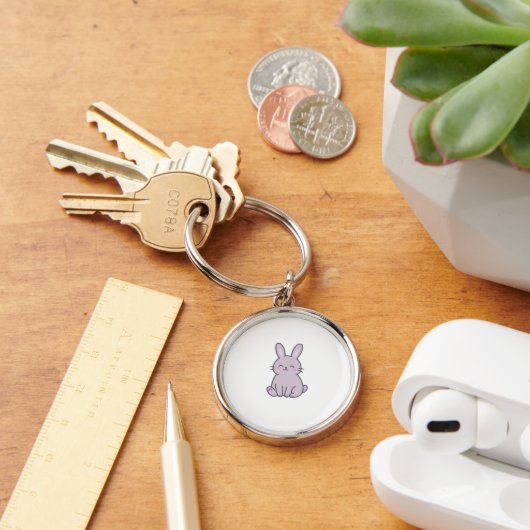 Porte-clés Wonky Zoo Bunny Porte - clé (Bureau)