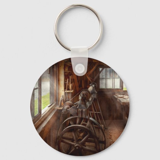 Porte-clés Woodworker - L'art du laçage (Recto)