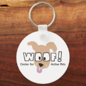 Porte-clés WOOF ! Logo Marchandises (Recto)