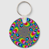 Porte-clés Woooo Mandelbrot Fractal (Recto)