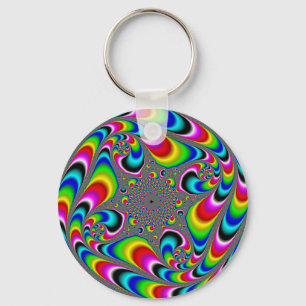 Porte-clés Woooo Mandelbrot Fractal