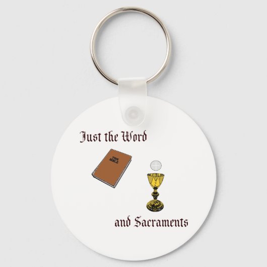 Porte-clés Word et sacrements (Recto)