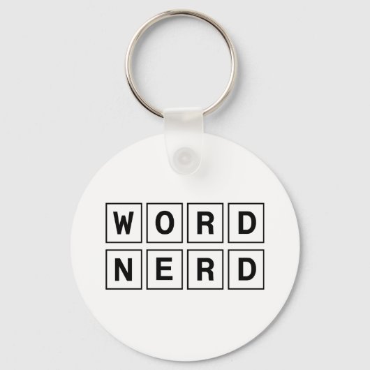 Porte-clés Word Nerd (Recto)