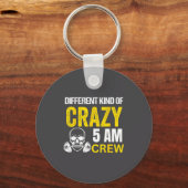 Porte-clés Workout Squad 5am Crew Funny Gym Workout Quote  (Recto)