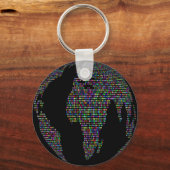 Porte-clés world earth planet globe (Recto)