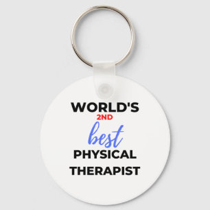 Porte-clés World's 2nd Best Physical Therapist 2