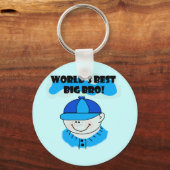 Porte-clés World's Best Big Bro Tshirts and Gifts (Recto)