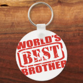 Porte-clés World's Best Brother (Recto)
