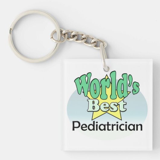 Porte-clés World's Best Pediatrician (Devant)