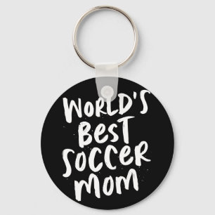 Porte-clés World's best soccer mom trendy stylish