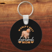 Porte-clés Worlds Labradoodle Mom Dog Funny  (Recto)