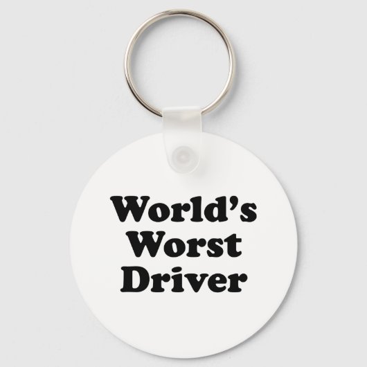 Porte-clés World's Worst Driver (Recto)