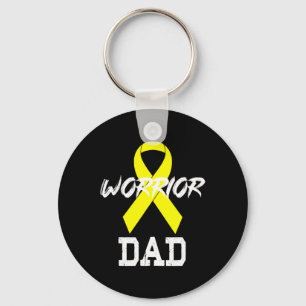 Porte-clés Worrior DAD - Gold Ribbon Support Cancer de l'enfa