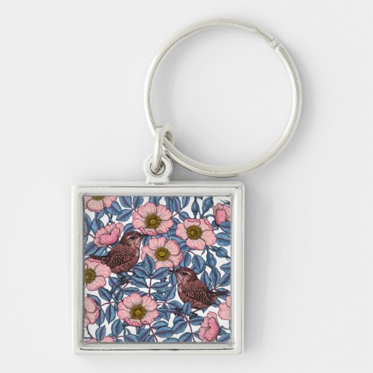 Porte-clés Wrens en rose (Devant)
