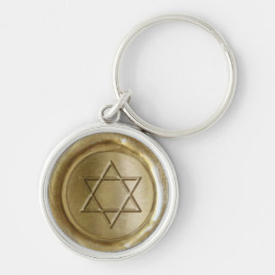 Porte-clés WSM - Gold - Star-of-David -