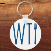 Porte-clés WTF - Les marchandises de l'Humour de la Fourche (Recto)