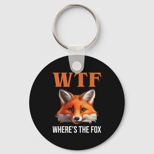 Porte-clés WTF - Où est le Fox (Recto)