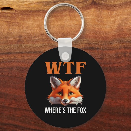 Porte-clés WTF - Où est le Fox (Verso)