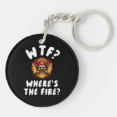 Porte-clés WTF Où est le pompier ? (Dos)