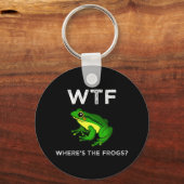 Porte-clés WTF - Où sont les grenouilles ? (Recto)