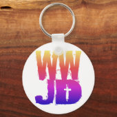 Porte-clés WWJD Que ferait Jésus (Recto)