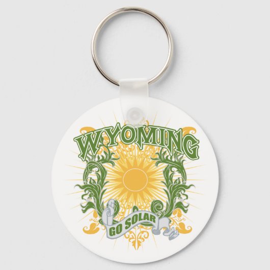 Porte-clés Wyoming solaire (Recto)