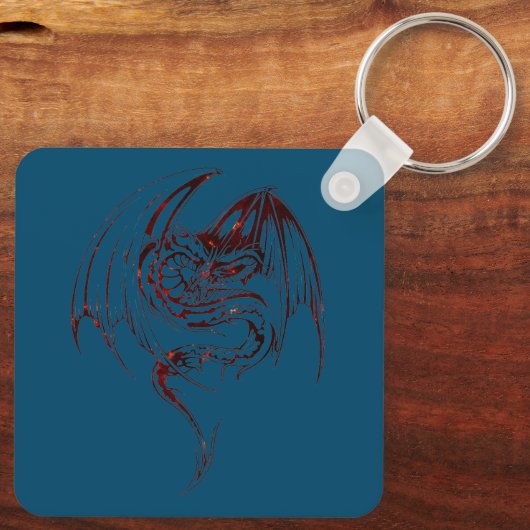 Porte-clés Wyvern Dragon Sont Des Créatures Mythiques Imagina (Verso)