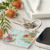 Porte-clés X Luxe romantique | a laissé votre fleur de la vie (Devant Droit)