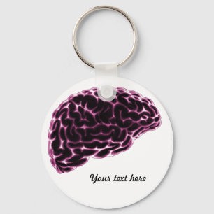 Porte-clés X-Ray Brain - Pink