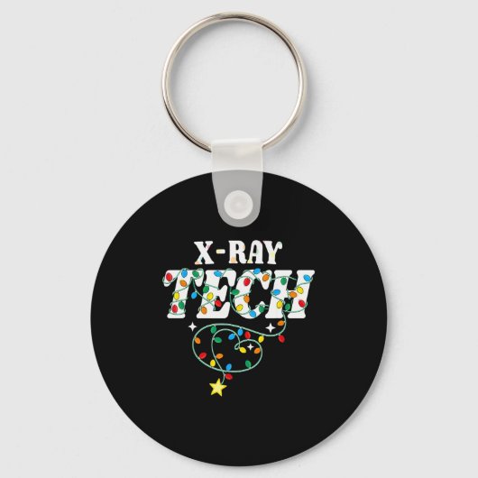 Porte-clés X-ray Tech Christmas Radiologic Technologist Techs (Recto)
