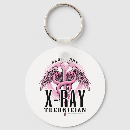 Porte-clés X-Ray Tech Pink Caduceus (Recto)