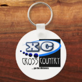 Porte-clés XC MOTTO - Distance - PAYS (Recto)