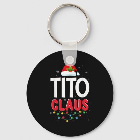 Porte-clés Xmas Light Tito Santa Claus Christmas Matching Cos (Recto)
