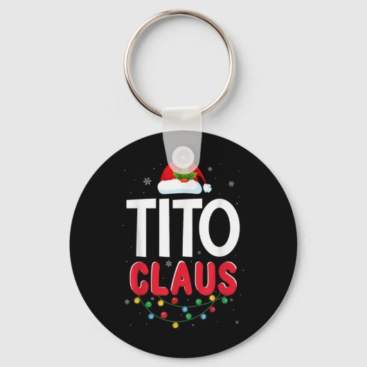 Porte-clés Xmas Light Tito Santa Claus Christmas Matching Cos (Recto)