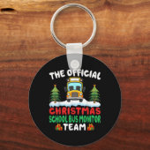 Porte-clés Xmas School Bus Monitor Team School Bus Monitor T (Recto)
