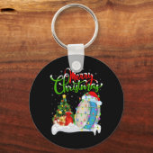 Porte-clés Xmas Tree Lights Santa Hat Musical Drum Christmas (Recto)