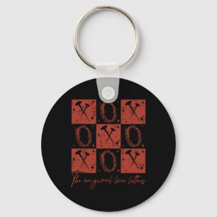 Porte-clés Xoxo Les Lettres D'amour Originales Retro Checked