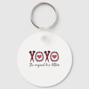 Porte-clés Xoxo Les Lettres d'Amour Originales Valen Retro Ch