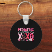 Porte-clés Xoxo Nurse Pediatric Crew Nurse Valentine Leopard  (Recto)