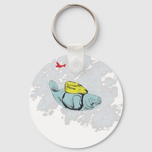 Porte-clés Xtreme Manatee Skydiving (Recto)