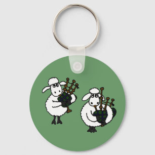 Porte-clés XX moutons impressionnants jouant des cornemuses